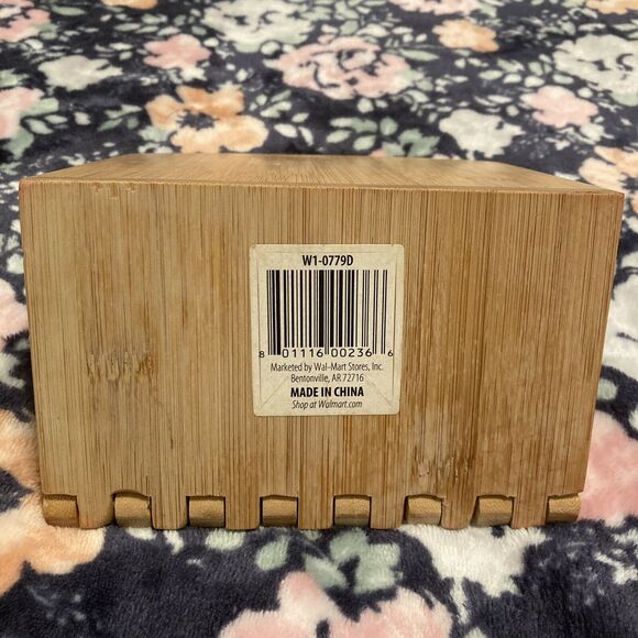 Wonder Bread Crustless Sandwich Cutter Bamboo Napkin/Letter Holder Crunchy - Picture 6 of 7